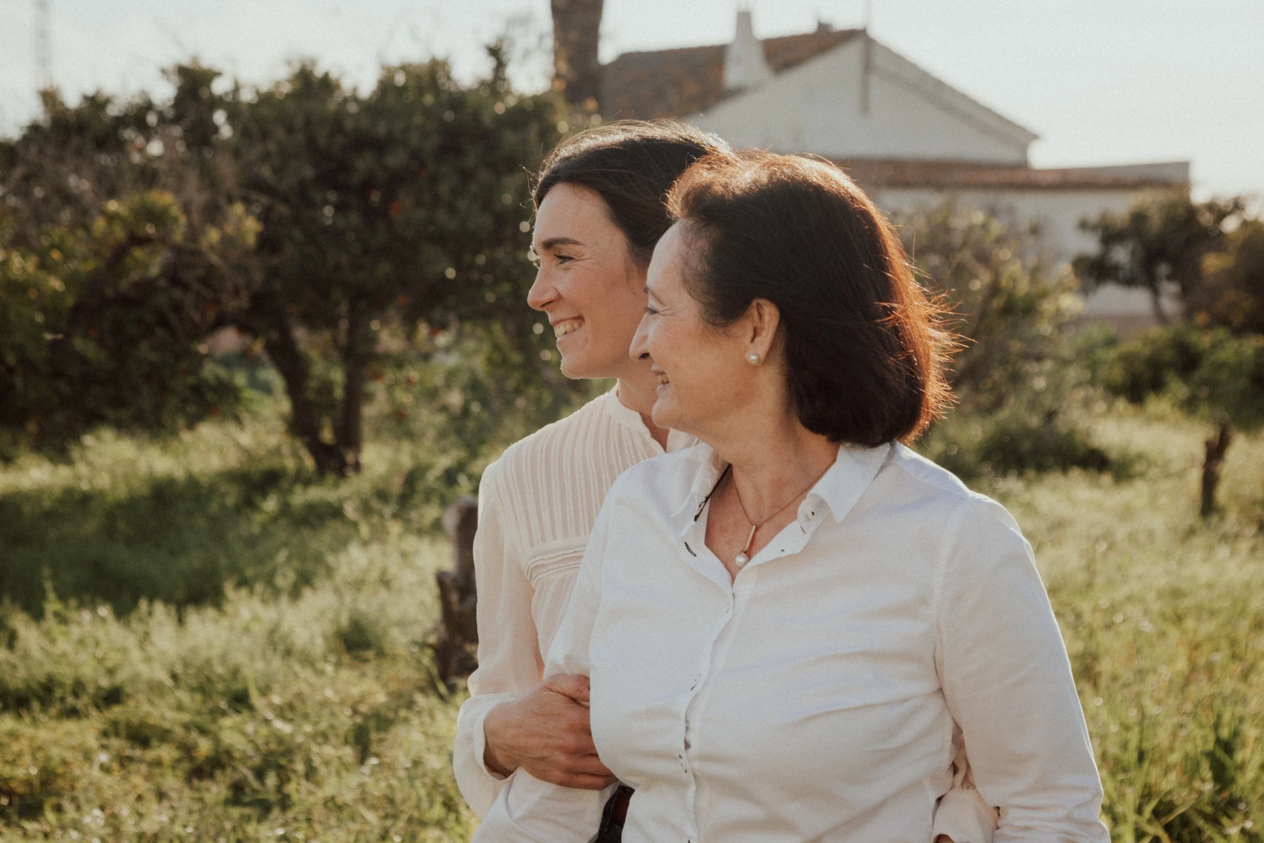 Sesión de madre e hija con fotografía natural