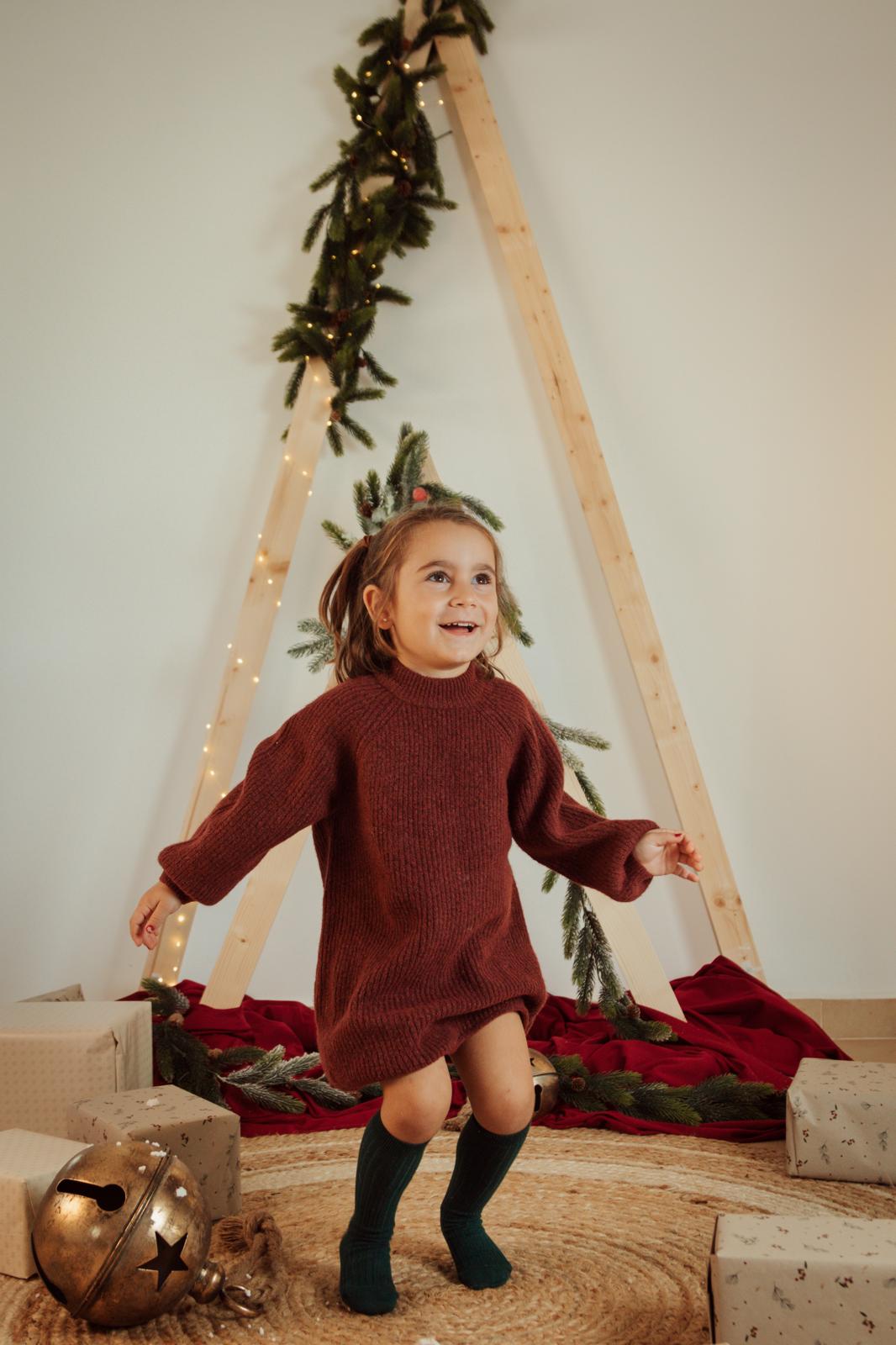 Fotografía infantil de Navidad en Valencia